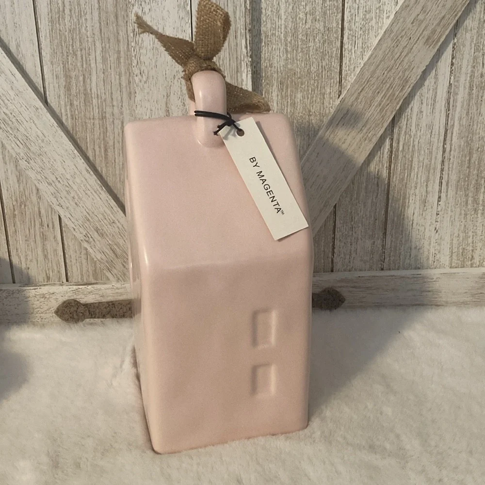 Rae Dunn Home Birdhouse in Light Pink